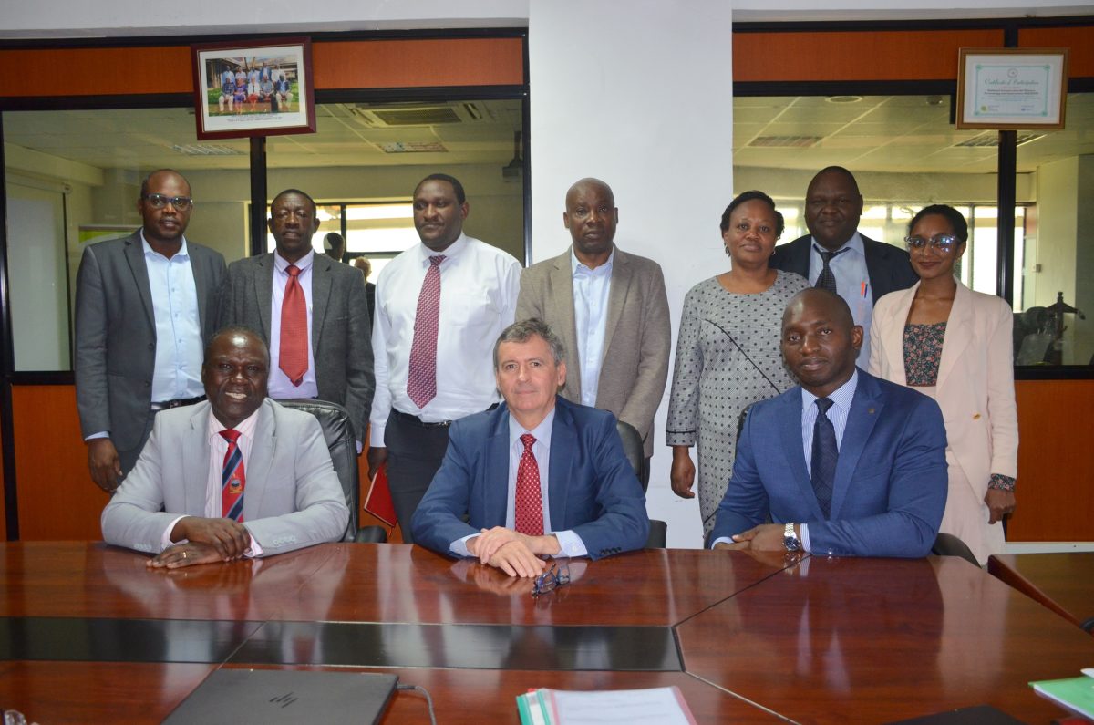 Dr. BOCHEREAU Laurent, EU SCIENTIFIC COUNSELLOR TO THE AFRICAN UNION, PAID A VISIT TO NACOSTI DIRECTOR GENERAL 