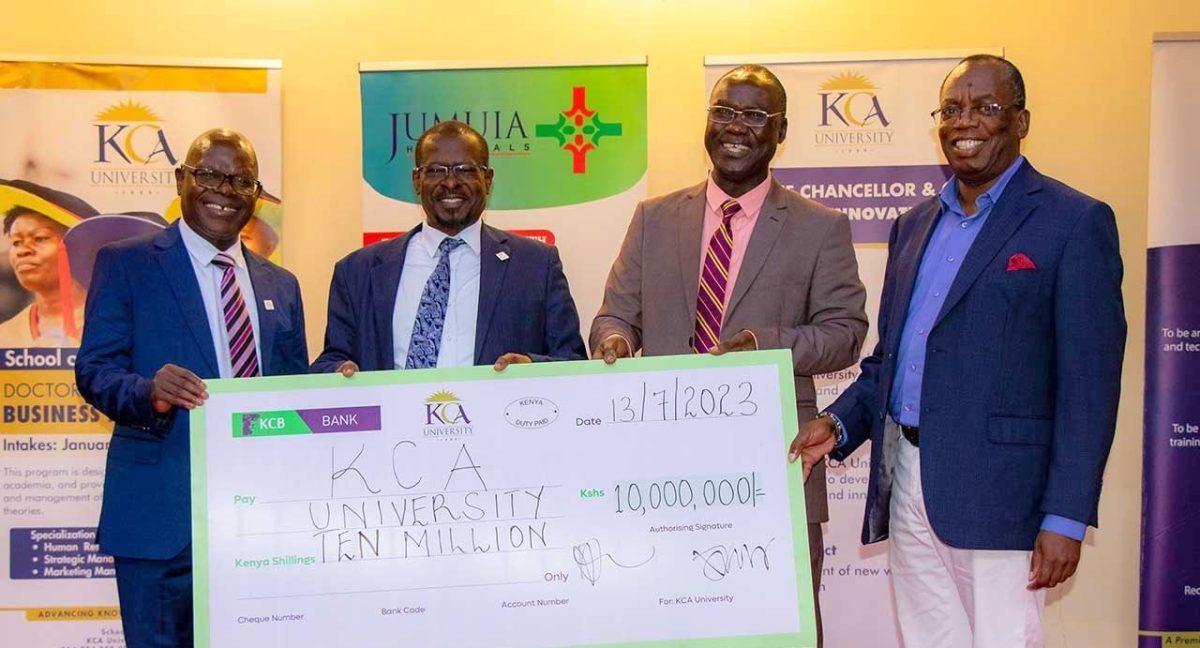 VICE CHANCELLOR AND CEO’S RESEARCH AND INNOVATION FUND LAUNCHED WITH A SEED CAPITAL OF SH 10 MILLION