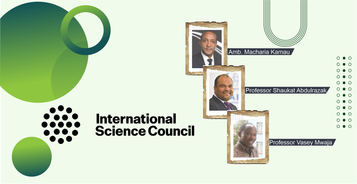 KENYAN SCHOLARS AWARDED THE TOP-MOST HONOUR BY THE INTERNATIONAL SCIENCE COUNCIL AS FELLOWS OF ISC